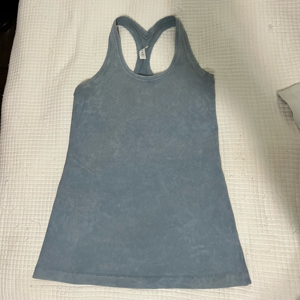 Lulu lemon blue racer back tank top